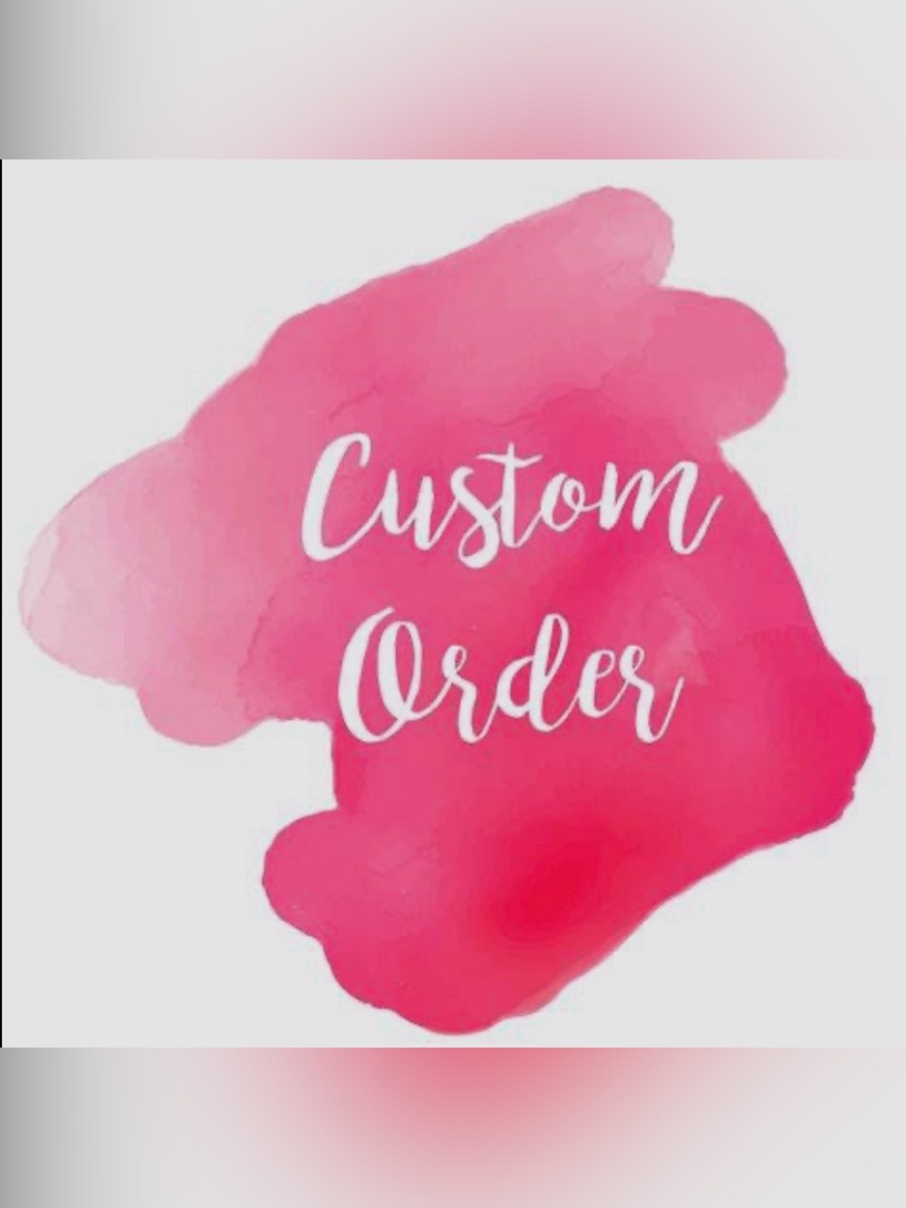 $10.00 custom live show order